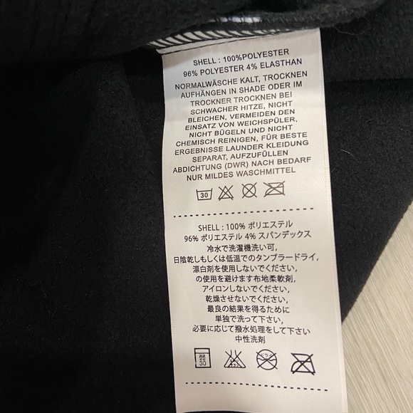 Ride Snowboard Warp Softshell Black Sweatshirt Mens Small - Picture 5 of 12